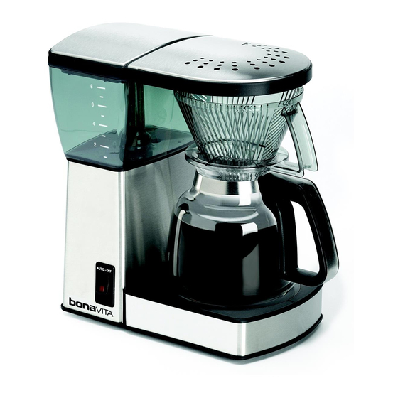 Bonavita 5 Cup Stainless Steel Carafe Coffee Maker BV1500TD READ