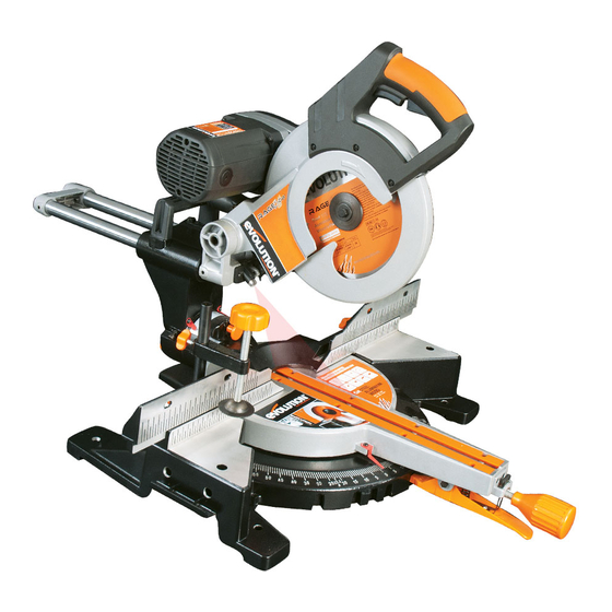 Evolution mitre saw deals adjustment