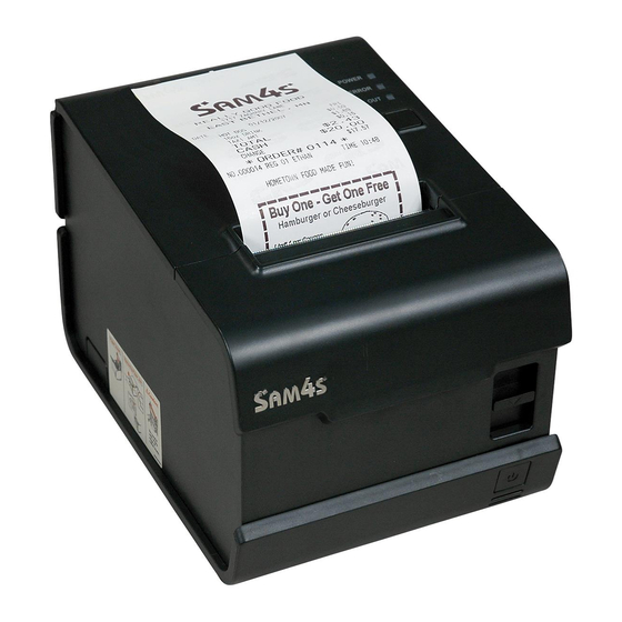Sam4s Ellix 20 VS Drucker voll funktionsfähig POS Thermo Bonrollen Drucker 