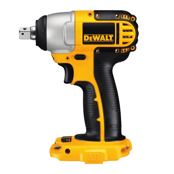 DeWalt DC820 Instructions Manual