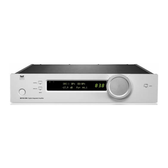 TacT Audio M/S - 2150 X Owner's Manual