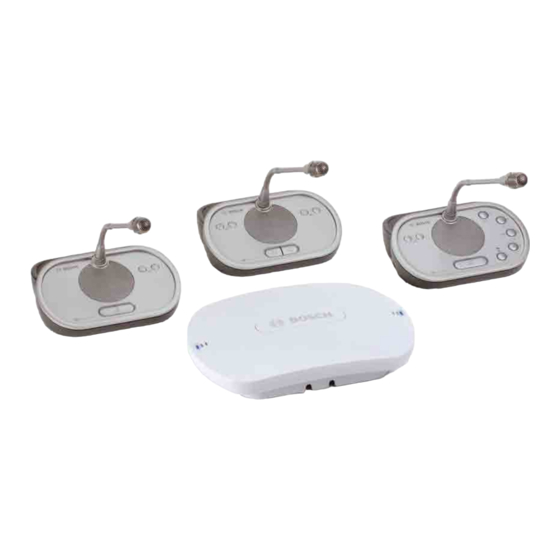 Bosch DCN Wireless Installation And User Instructions Manual