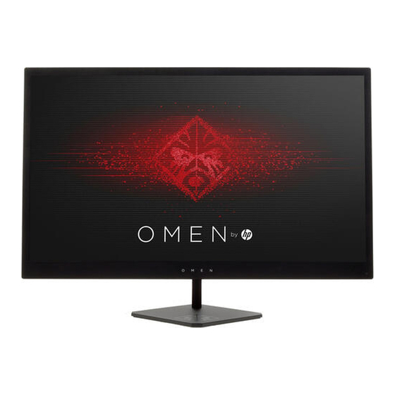 HP OMEN 25 Maintenance And Service Manual