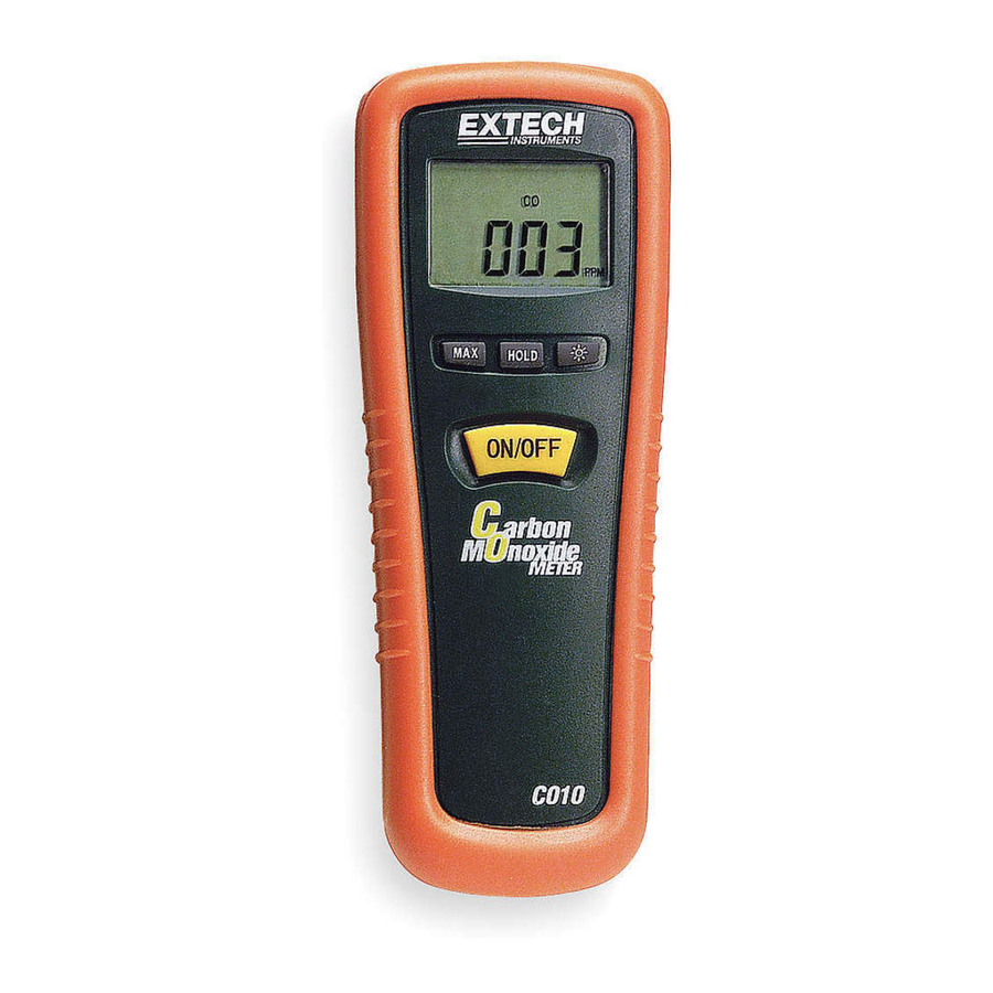 Extech Instruments CO10 User Manual