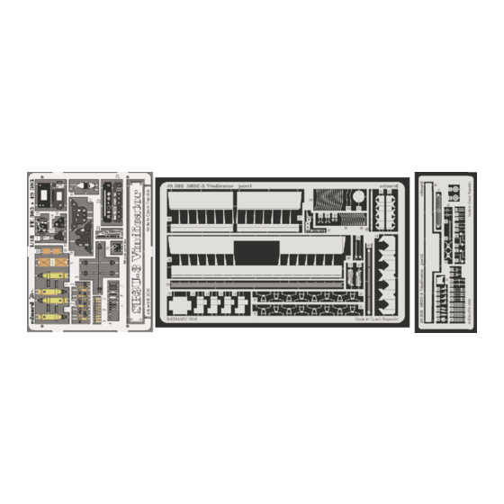Eduard SB2 -3 Vindicator Quick Start Manual