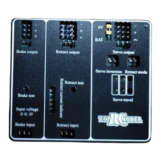 Top RC Model Retract Quick Start Manual