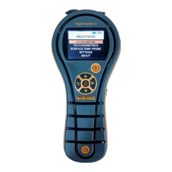 Amphenol Protimeter Hygromaster2 Instruction Manual