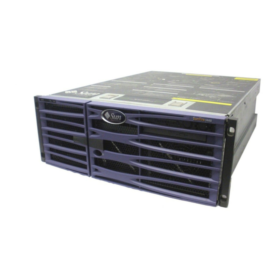 Sun Microsystems Sun Fire V440 Parts Installation And Removal Manual