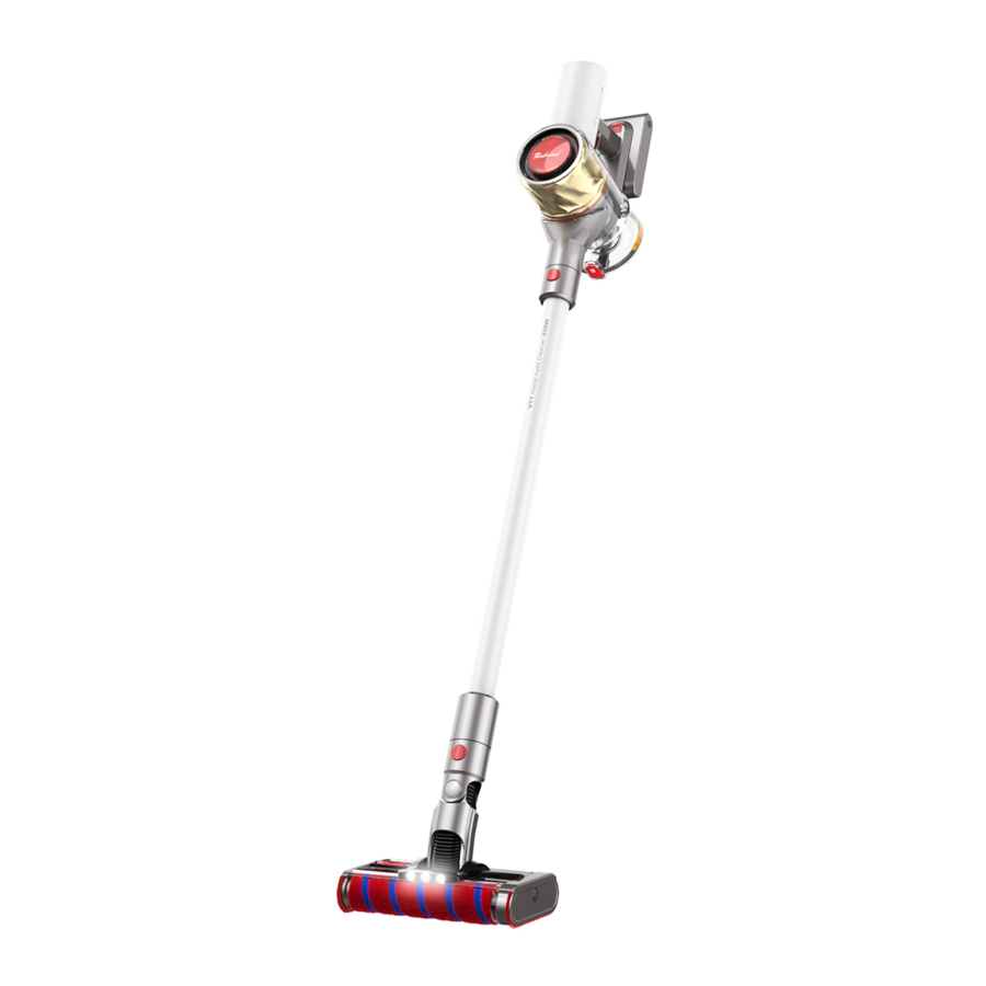 Redroad V17 - Cordless Vacuum Cleaner with LED Screen Manual