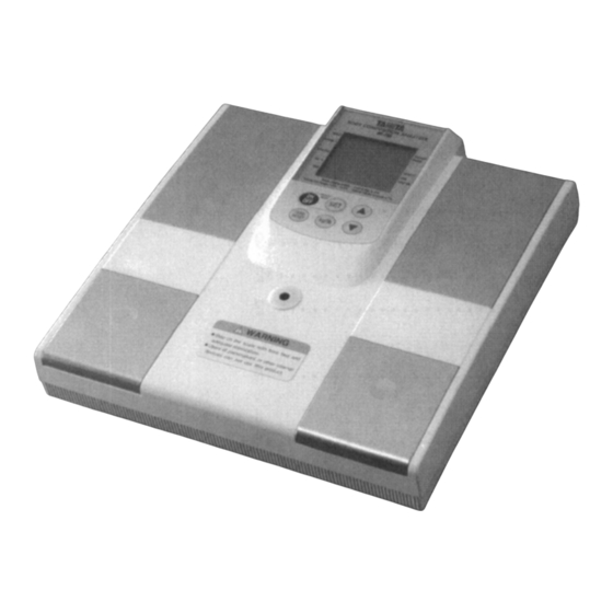 Tanita BF-350 Instruction Manual