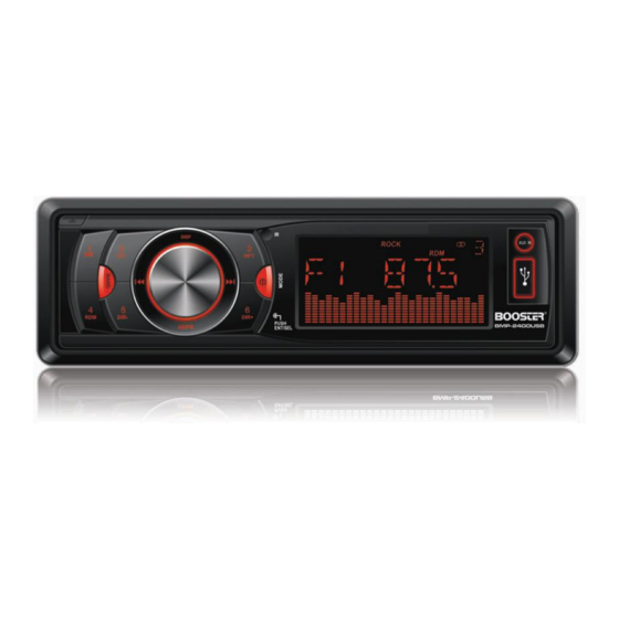 User Manuals: Booster BMP-2400USB Car USB/SD/MP3 Player