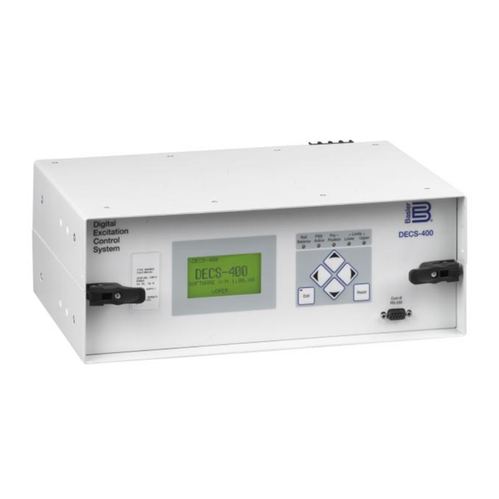 Basler DECS-400 Instruction Manual