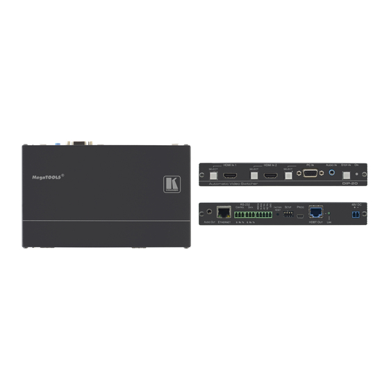Kramer DIP-20 Quick Start Manual