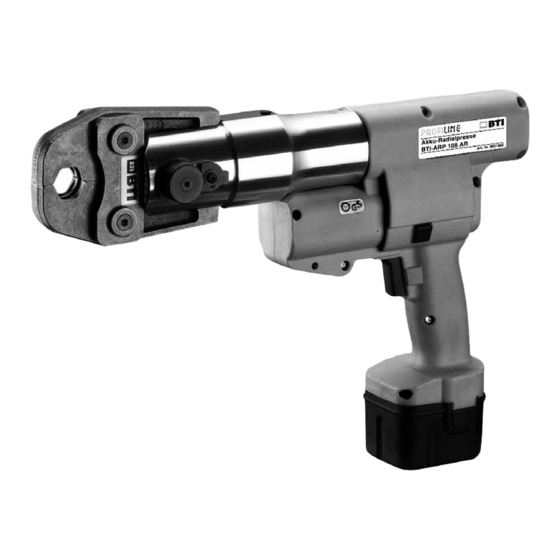 BTI RP 108 AR Operating Instructions Manual