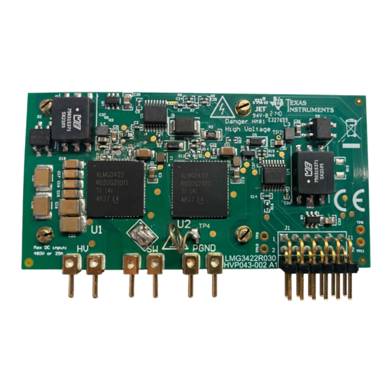 Texas Instruments LMG342XEVM-04X User Manual