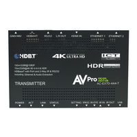 AVPro Edge AC-EX40-444-KIT Quick Start Manual