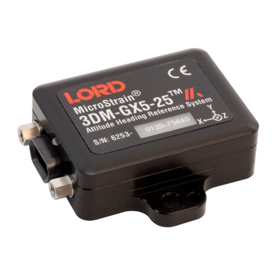 LORD MicroStrain 3DM-GX5-25 User Manual