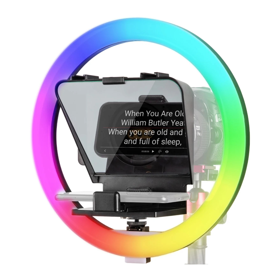MOMAN MTRX - Teleprompter Ringlight Kit Manual