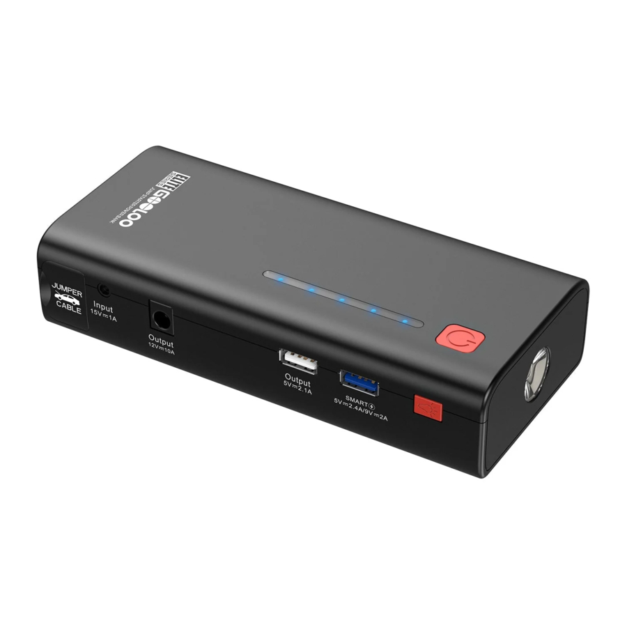 GOOLOO GE1200 - Jump Starter Manual