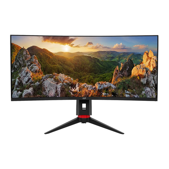 Monoprice 34in CrystalPro Curved 1000R VA Panel User Manual