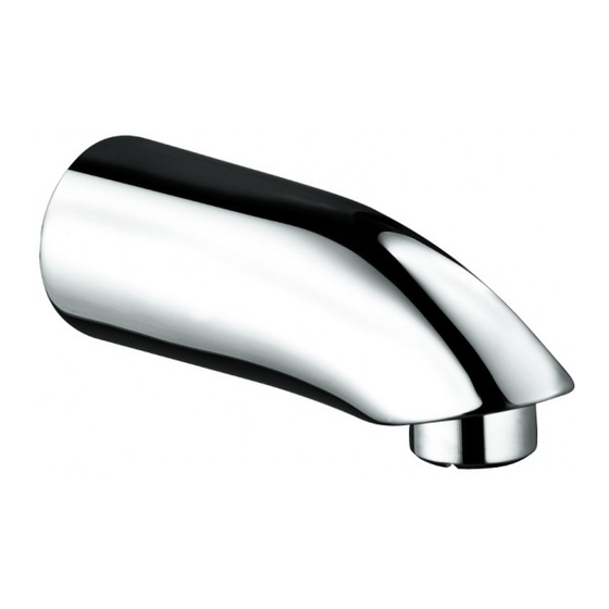 Hans Grohe E 13412 1 Series Installation/User Instructions/Warranty