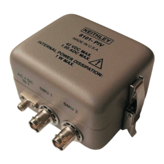 Keithley 8101-PIV User Manual