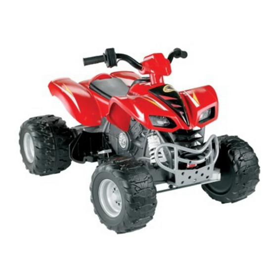 Fisher-Price POWER WHEELS Kawasaki KFX Ninja J8472 Owner's Manual