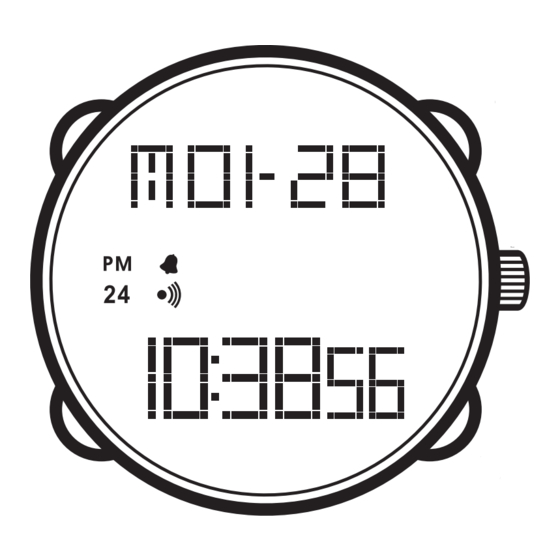 Eddie Bauer Watch Operating Instructions