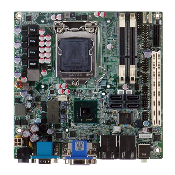 IEI Technology KINO-DH610 Motherboard Manuals