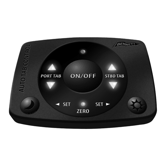 Bennett Marine AUTO TAB CONTROL Owner's Manual & Installation Instructions