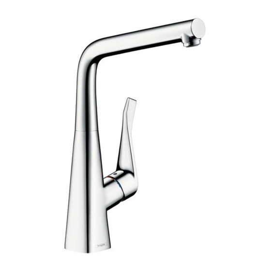 Hans Grohe Metris 14822000 Instructions For Use/Assembly Instructions