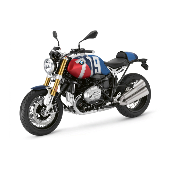 BMW Motorrad R nineT Rider's Manual