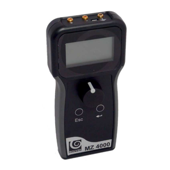 Bouyer MZ-4000 Manual