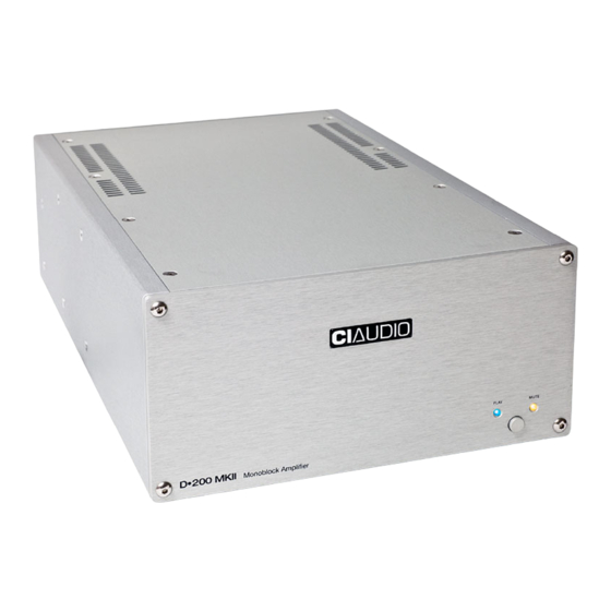 ci D-200 MKII Manual