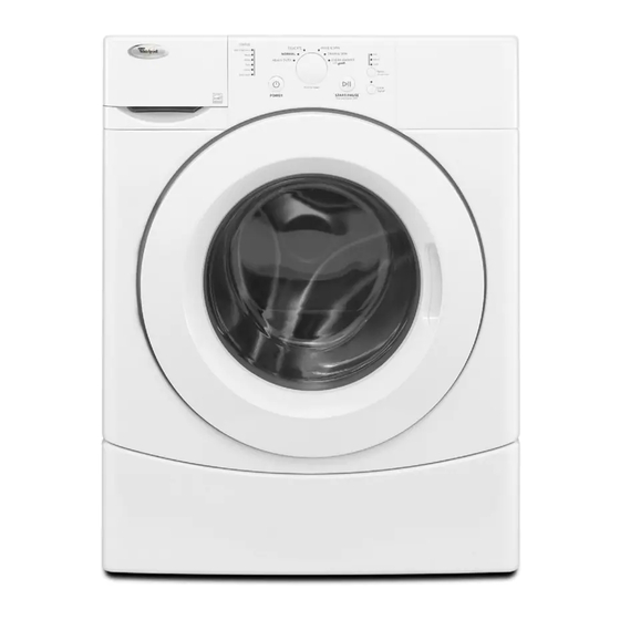 Whirlpool &nbsp;WFW9050XW Use And Care Manual