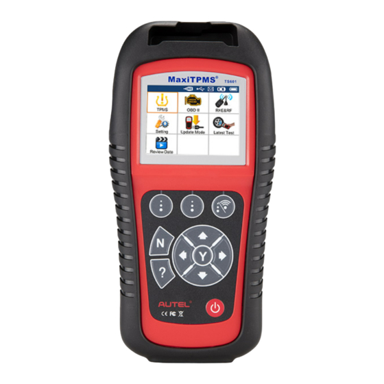 Autel MaxiTPMS TS601 Manual