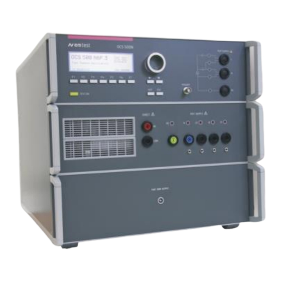 Ametek OCS 500N6 Series Wave Generator Manuals