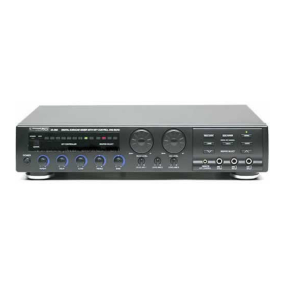 VocoPro DA-3500K Instruction Manual