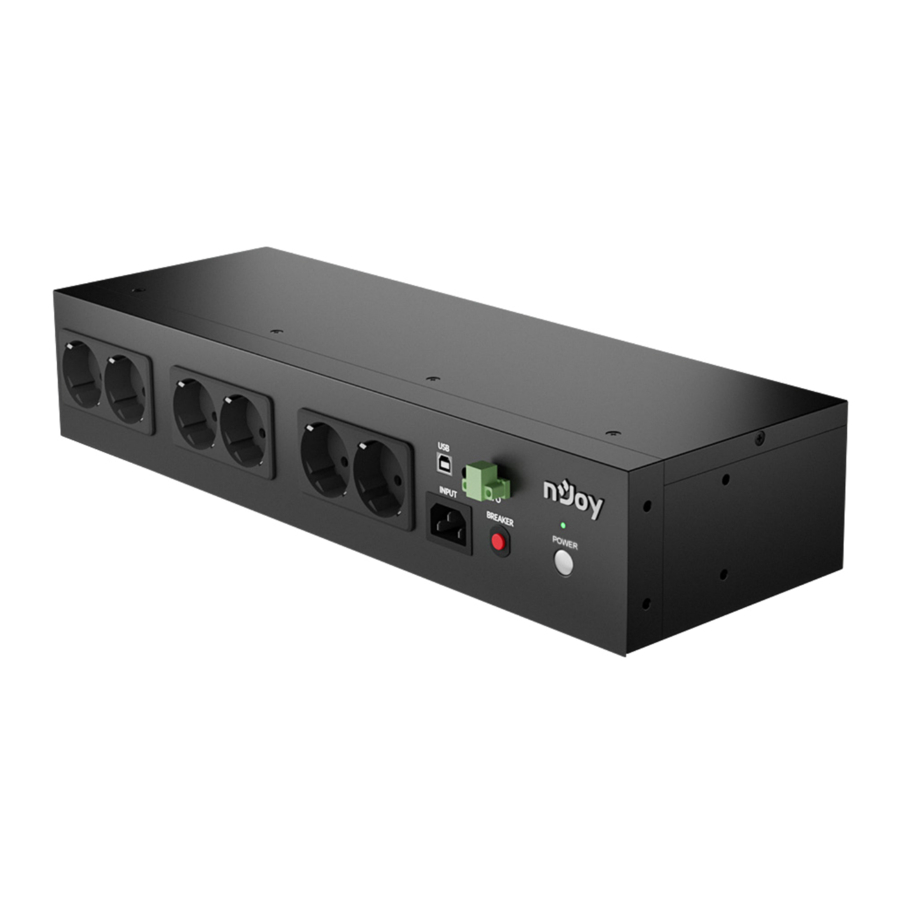 Njoy Theron, UPCMRSS680TTRCG01B - Power Supply Manual