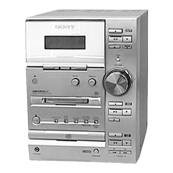 Sony HCD-CP33 Manuals