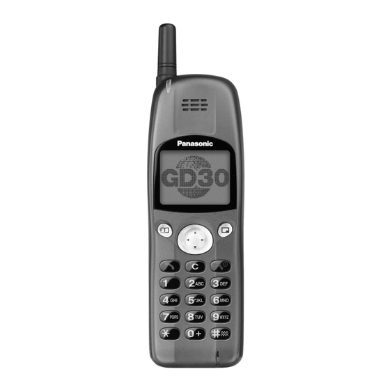 Panasonic EB-GD30 Technical Manual