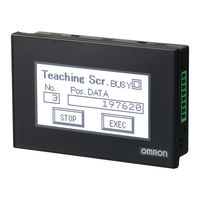 Omron NV3W-V1 Series Setup Manual