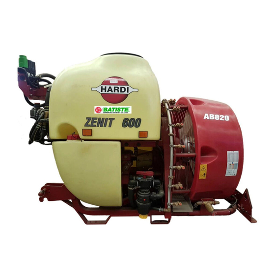 Hardi ZENIT 1200 Original Instruction Book