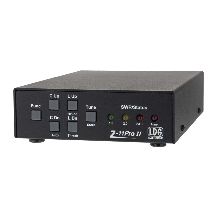 LDG Z-11Pro Automatic Antenna Tuner Manuals