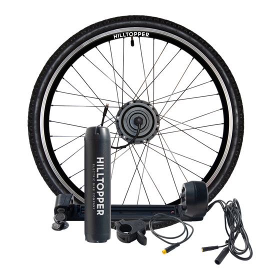 HILLTOPPER Sprinter Installation Manual