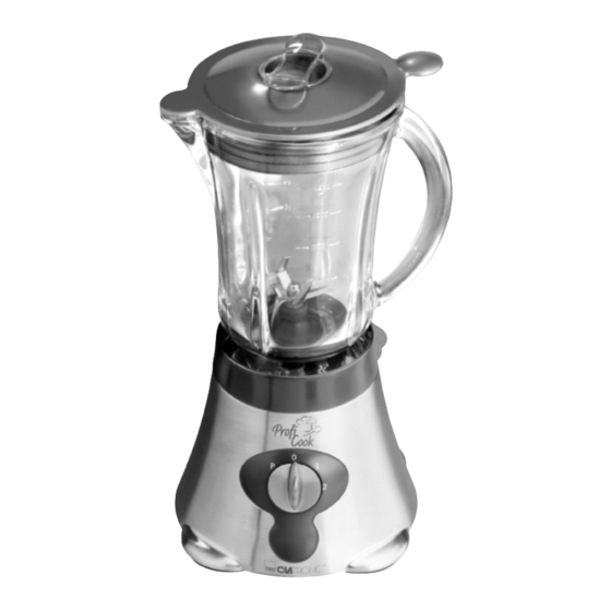 Clatronic Profi Cook UM 290 Instruction Manual & Guarantee