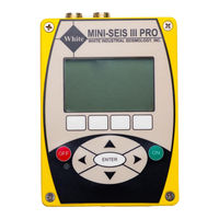 White Mini-Seis III Pro Operating Manual
