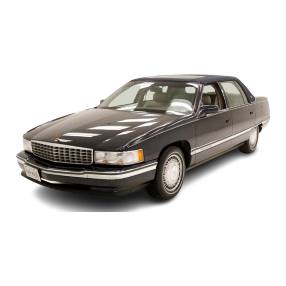 Cadillac 1996 DeVille Owner's Manual