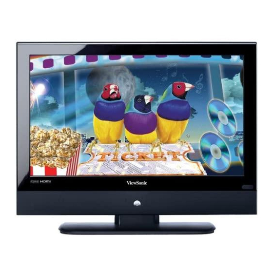 ViewSonic LCD TV VS11769-2M Manuals