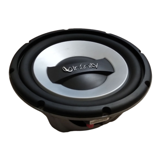 Infinity Reference 1050w Technical Data